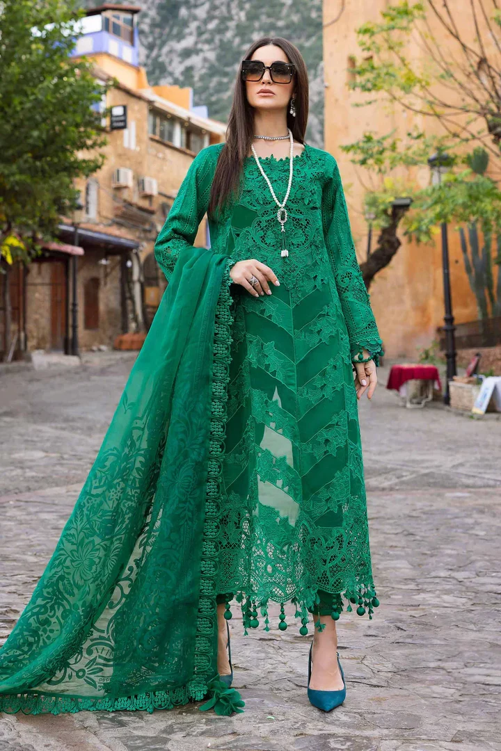 Maria B. Embroidered Lawn Suit | AL-1064